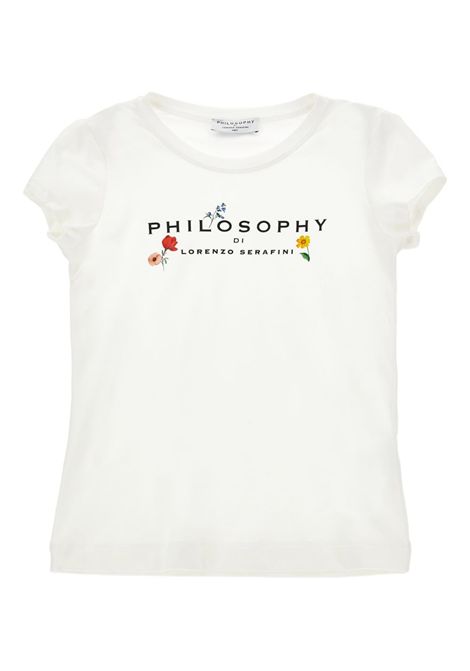 T-shirt a fiori PHILOSOPHY KIDS | I1G613 72010001
